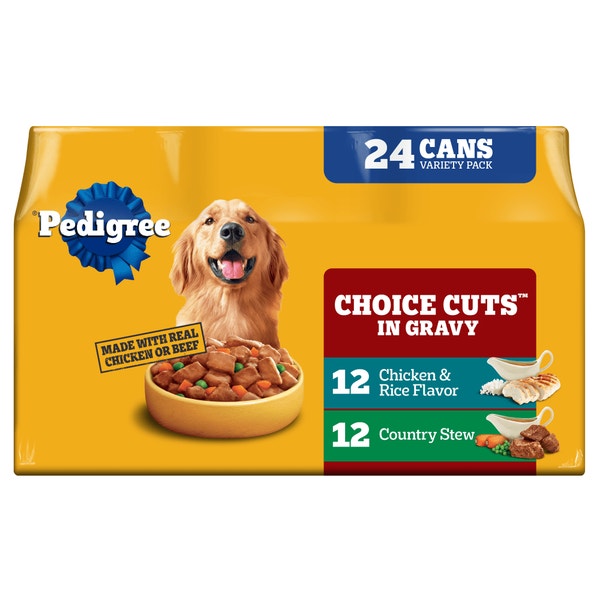CHOICE CUTS IN GRAVY Adult Wet Dog Food Cans, Country Stew and Chicken & Rice asset 1
