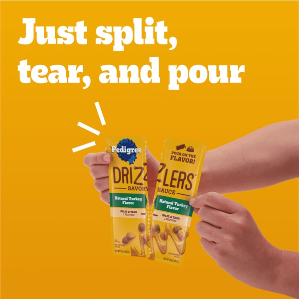 DRIZZLERS Wet Dog Savory Sauce, Natural Turkey asset 4