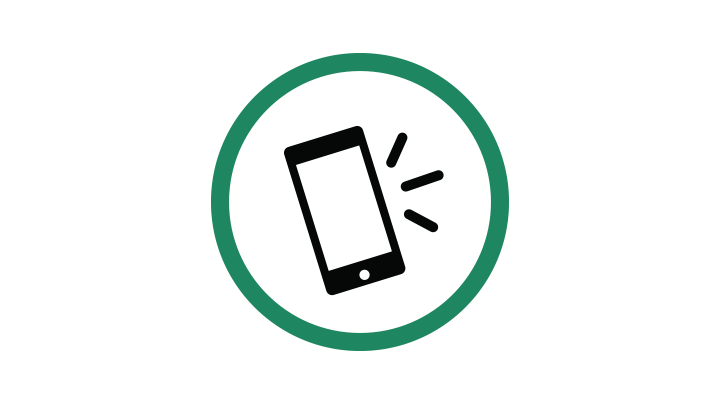 black phone icon